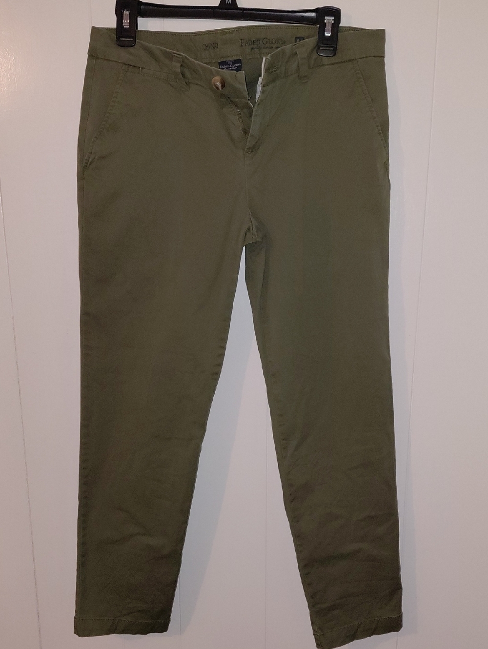 Faded Glory Olive Green Men's Chinos